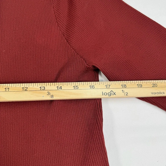 Bar III Midnight Bloom A-Line Mini Dress Womens Size XXL Rust Cold Shoulder NWT - Picture 7 of 10